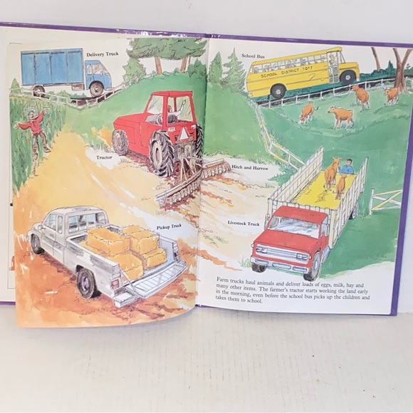 Vintage 1985 Cars and Trucks by Karen Rissing Hardcover 1st Printing - Picture 8 of 12